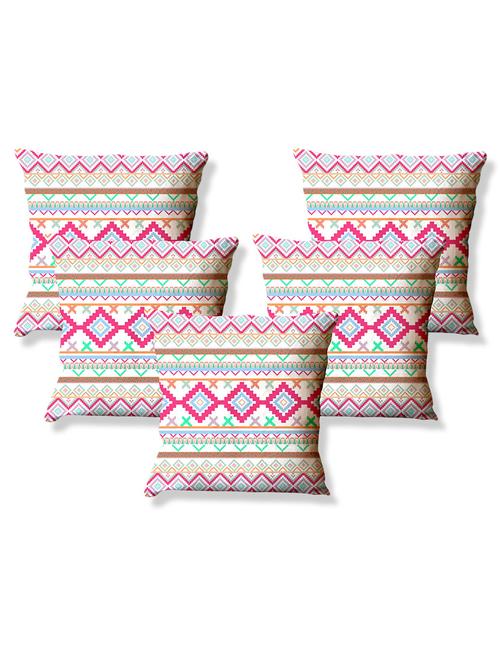 la verve digital printed canvas abstract cushion cover - 11444254 - Very Small Image - 1