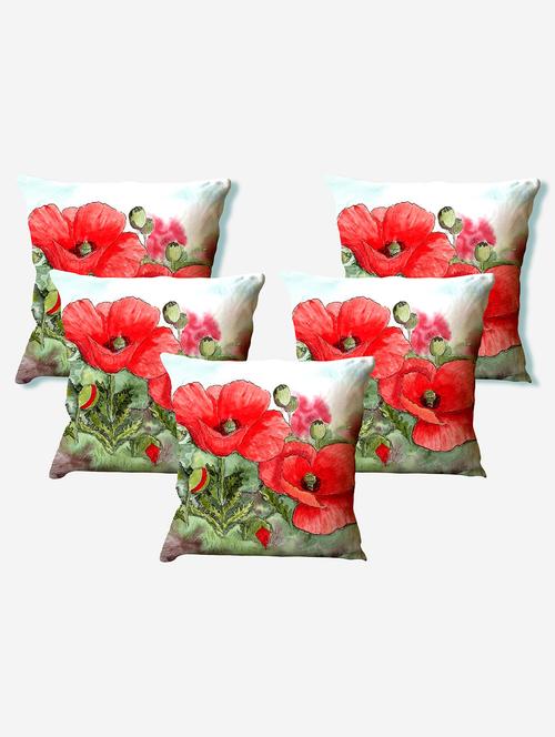la verve digital printed canvas floral cushion cover - 11444260 - Very Small Image - 1