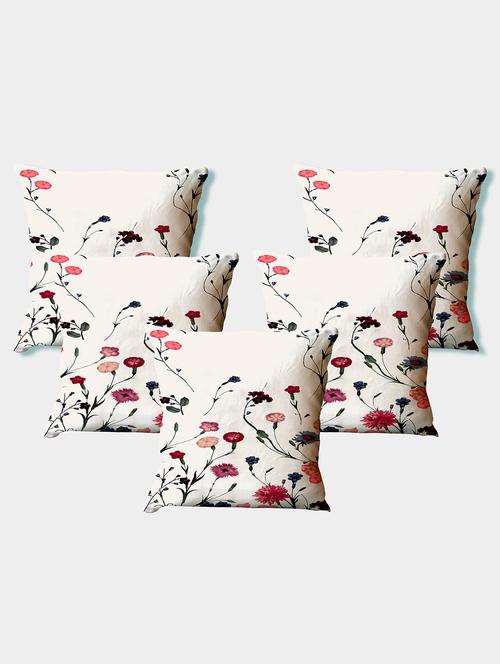 la verve digital printed canvas floral cushion cover - 11444261 - Very Small Image - 1