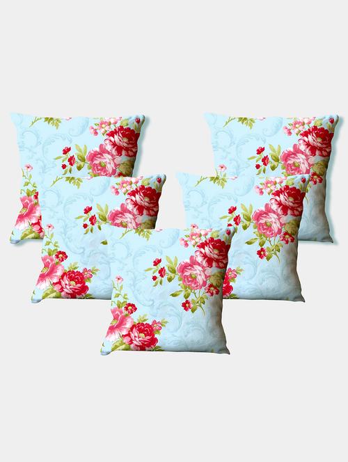 la verve digital printed canvas floral cushion cover - 11444262 - Very Small Image - 1