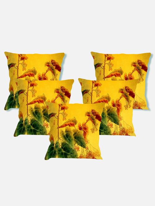 la verve digital printed canvas floral cushion cover - 11444266 - Very Small Image - 1