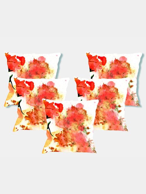la verve digital printed canvas floral cushion cover - 11444267 - Very Small Image - 1