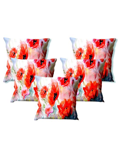 la verve digital printed canvas floral cushion cover - 11444270 - Very Small Image - 1