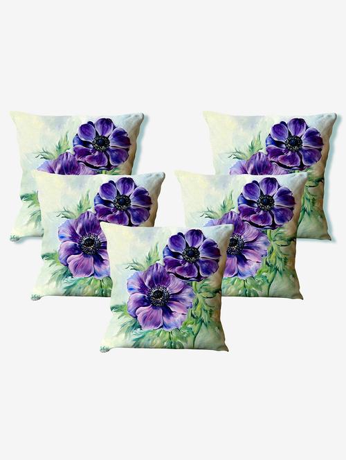 la verve digital printed canvas floral cushion cover - 11444280 - Very Small Image - 1