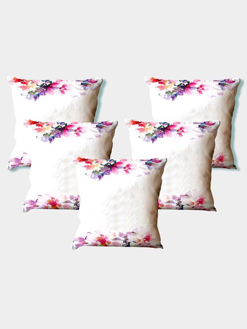 la verve digital printed canvas floral cushion cover - 11444282 - Very Small Image - 1