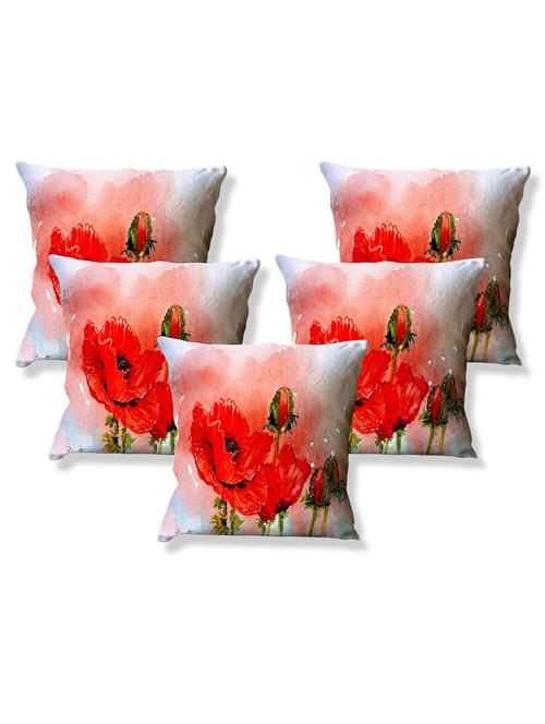la verve digital printed canvas floral cushion cover - 11444285 - Very Small Image - 1