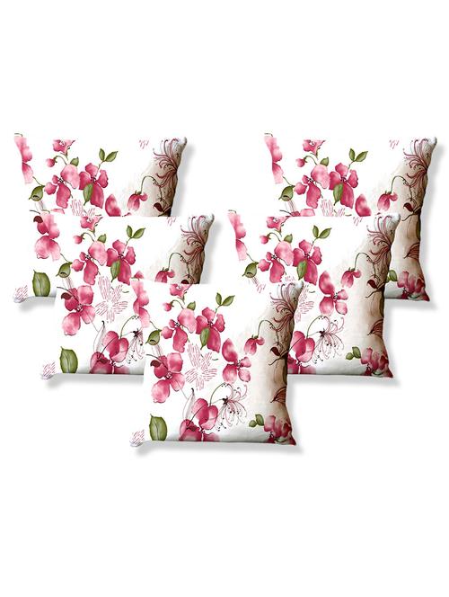 la verve digital printed canvas floral cushion cover - 11444287 - Very Small Image - 1