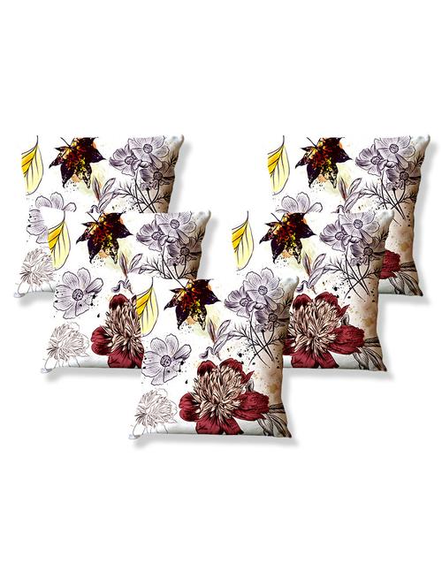 la verve digital printed canvas floral cushion cover - 11444293 - Very Small Image - 1