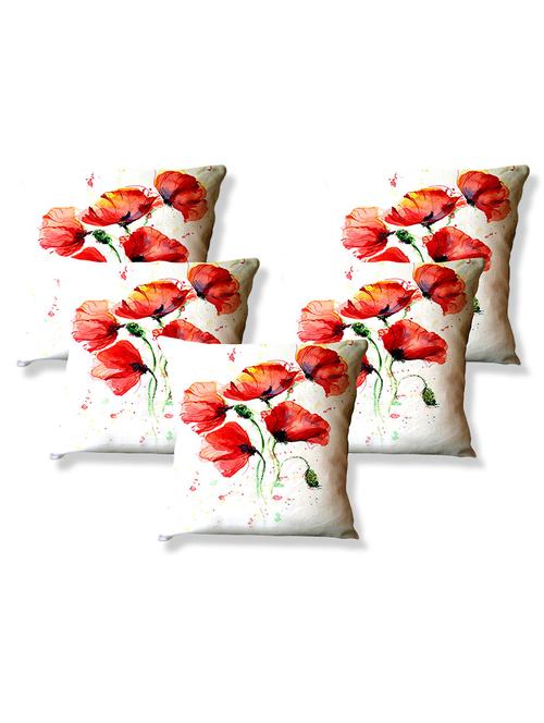 la verve digital printed canvas floral cushion cover - 11444295 - Very Small Image - 1