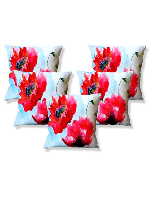 la verve digital printed canvas floral cushion cover - 11444299 - Very Small Image - 1