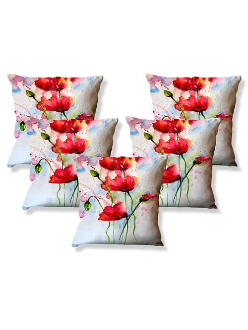 la verve digital printed canvas floral cushion cover - 11444307 - Very Small Image - 1