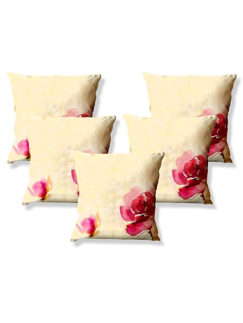 la verve digital printed canvas floral cushion cover - 11444315 - Very Small Image - 1
