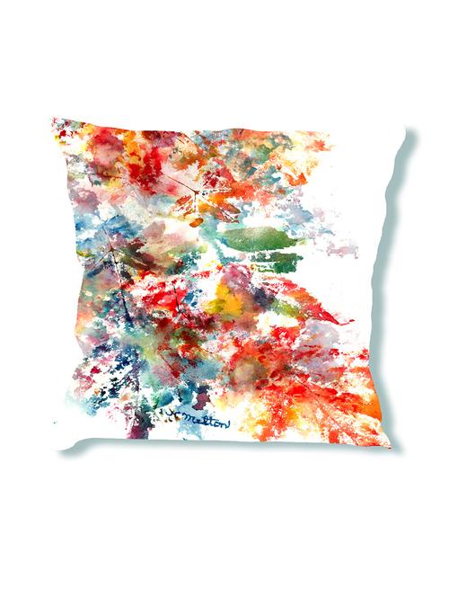 la verve digital printed canvas abstract cushion cover - 11444401 - Very Small Image - 1