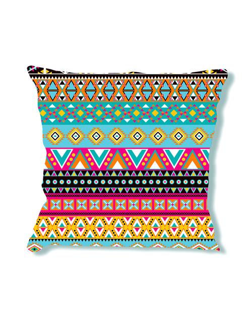 la verve digital printed canvas abstract cushion cover - 11444409 - Very Small Image - 1