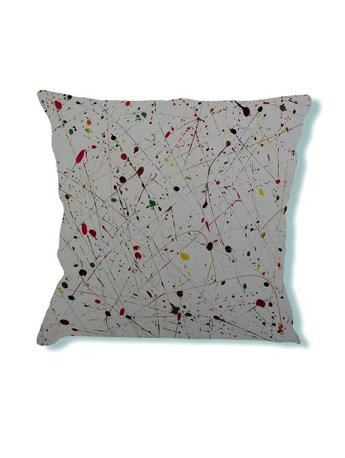 la verve digital printed canvas abstract cushion cover - 11444411 - Very Small Image - 1