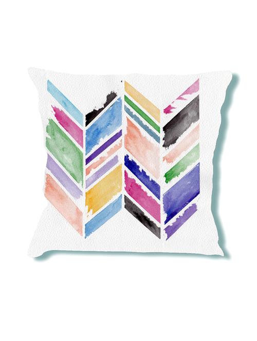 la verve digital printed canvas abstract cushion cover - 11444418 - Very Small Image - 1
