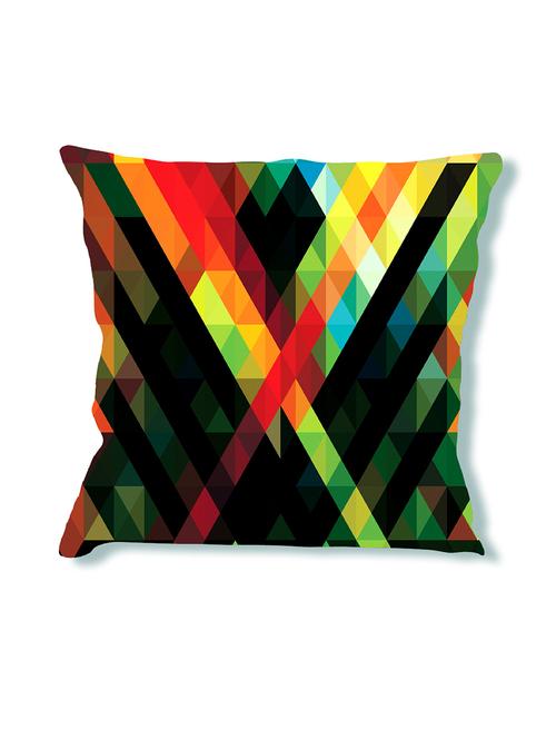 la verve digital printed canvas abstract cushion cover - 11444427 - Very Small Image - 1