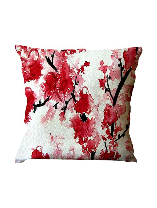 la verve digital printed canvas floral cushion cover - 11444442 - Very Small Image - 1
