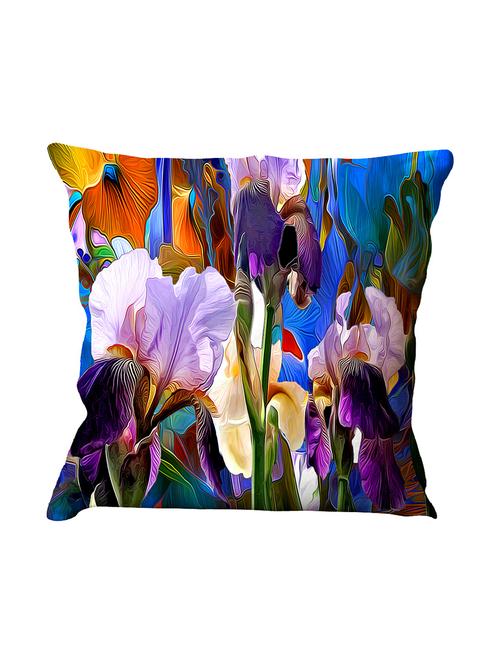 la verve digital printed canvas floral cushion cover - 11444477 - Very Small Image - 1