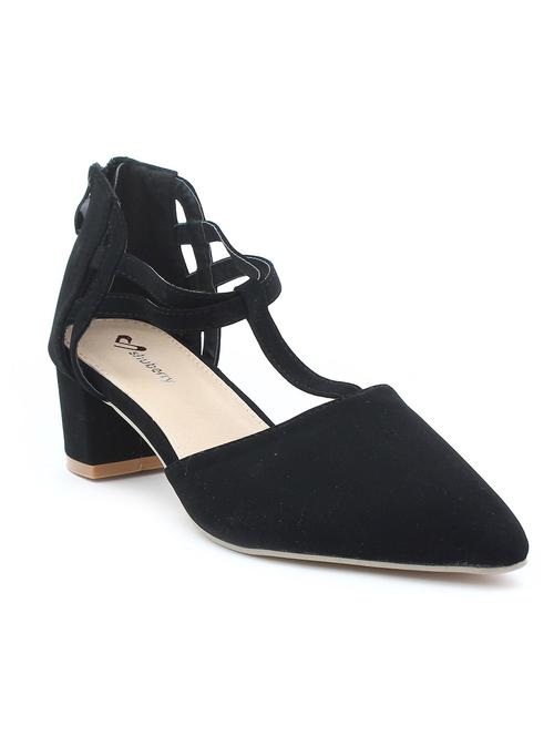 black leatherette sandal - 11446866 - Very Small Image - 1