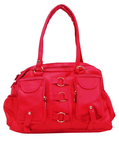 red leatherette handbag - 11450664 - Very Small Image - 1