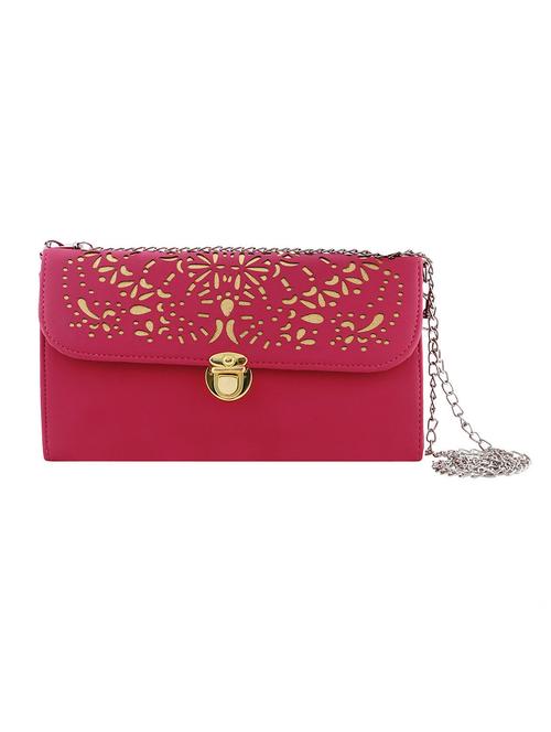 pink leatherette sling bag - 11450719 - Very Small Image - 1