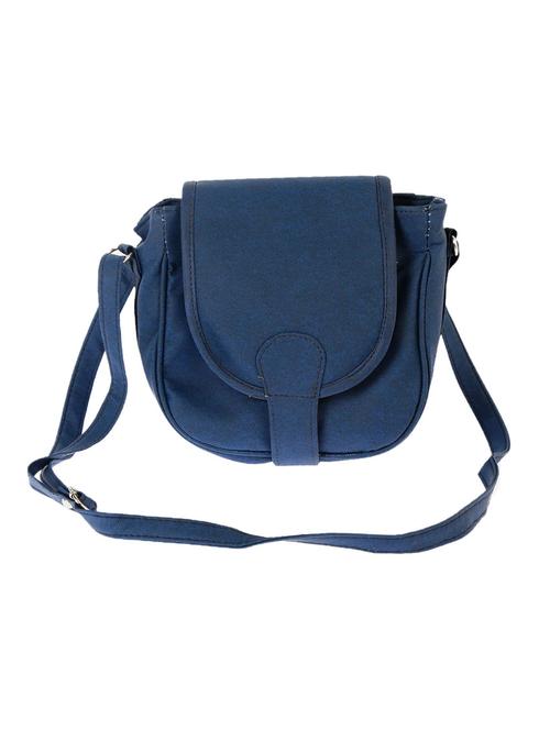 blue leatherette sling bag - 11450725 - Very Small Image - 1