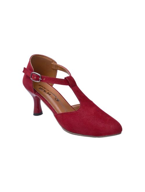 red patent leather slip on pumps - 11452481 - Very Small Image - 1