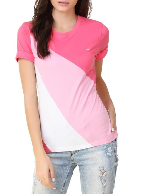 pink cotton tee - 11454068 - Very Small Image - 1