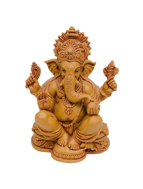 ganesh idol murti of polyresin - 11454151 - Very Small Image - 1