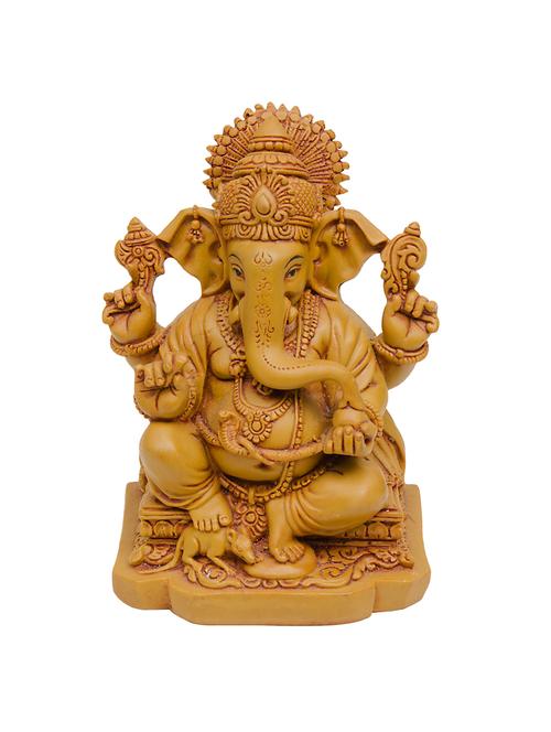 ganesh idol murti of polyresin - 11454152 - Very Small Image - 1