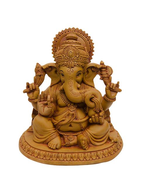 ganesh idol of polyresin - 11454154 - Very Small Image - 1