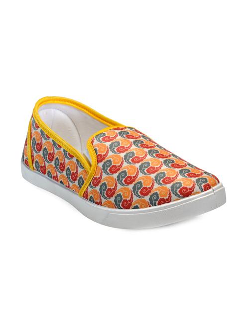 multi colored canvas casual slip on - 11454241 - Very Small Image - 1