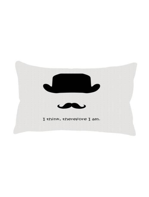 white printed pillows & insert - 11455904 - Very Small Image - 1