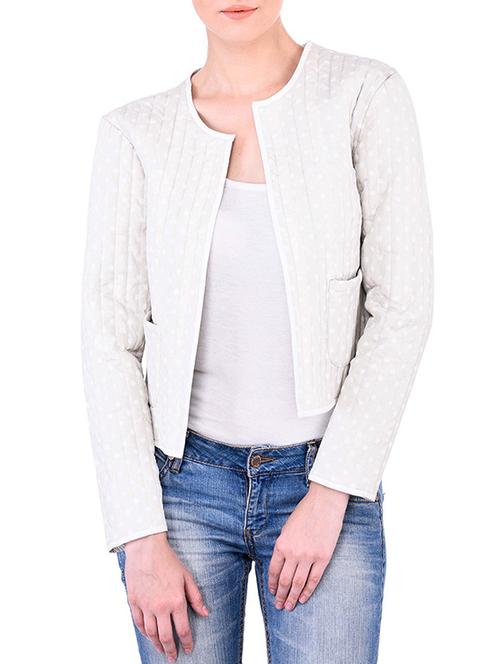 white wool quilted & padded jacket - 11459163 - Very Small Image - 1