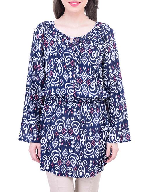 multi colored viscose regular tunic - 11459604 - Very Small Image - 1