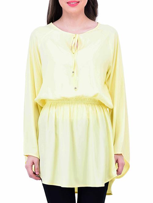yellow polyester regular tunic - 11459611 - Very Small Image - 1