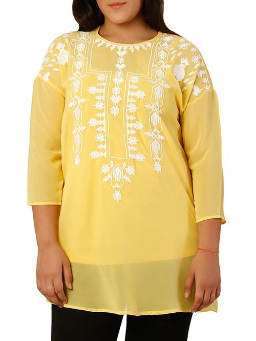 yellow regular tunic - 11459650 - Very Small Image - 1