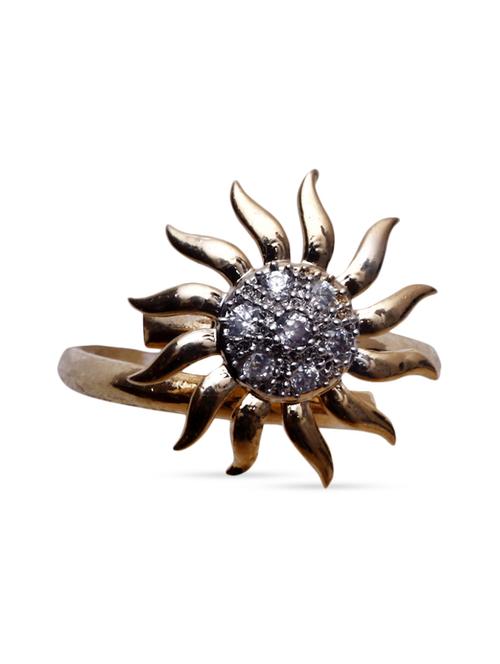 gold brass hand ring - 11459671 - Very Small Image - 1