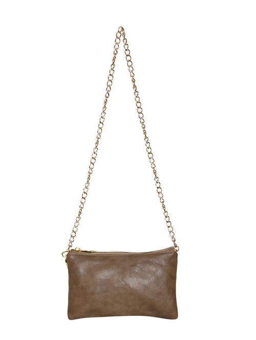 brown leatherette sling bag - 11460011 - Very Small Image - 1