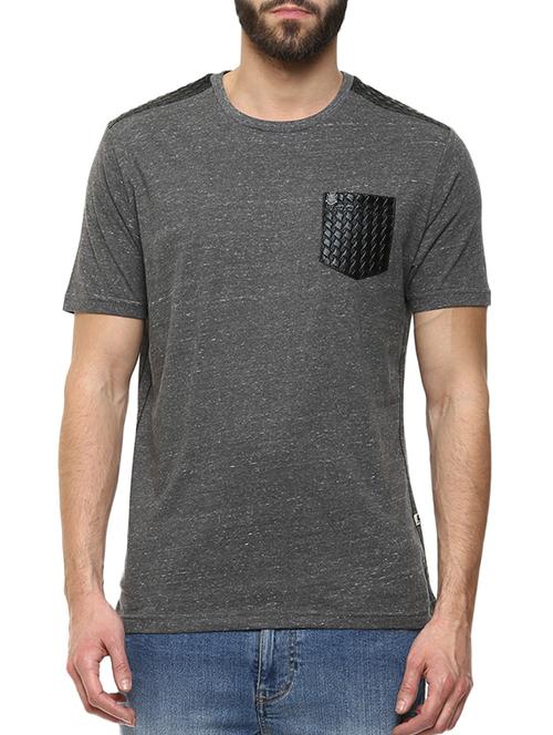 grey cotton tshirt - 11460408 - Very Small Image - 1