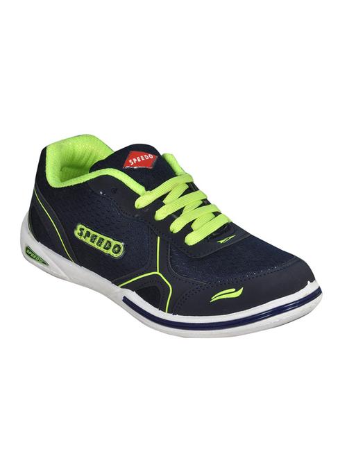 navy blue mesh sport shoes - 11460462 - Very Small Image - 1