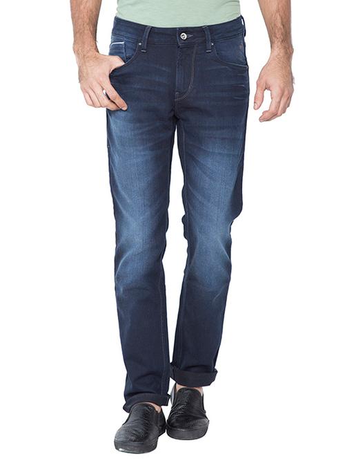 navy blue cotton jeans - 11461165 - Very Small Image - 1