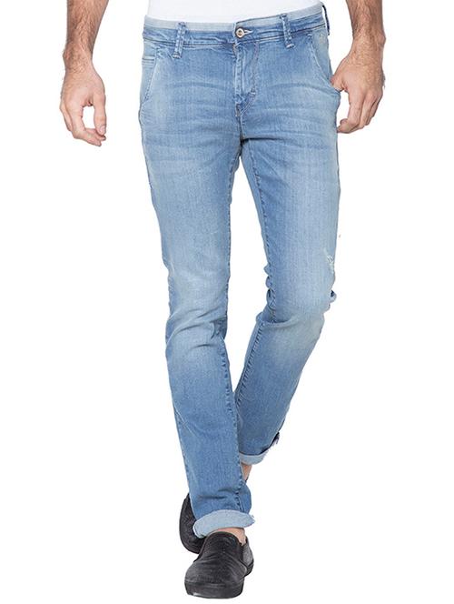 light blue cotton jeans - 11461166 - Very Small Image - 1