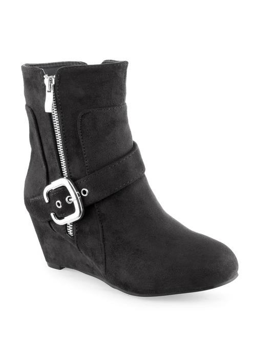 black suede ankle boot - 11461397 - Very Small Image - 1