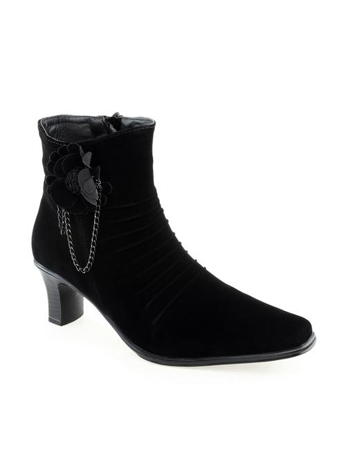 black suede ankle boot - 11461419 - Very Small Image - 1
