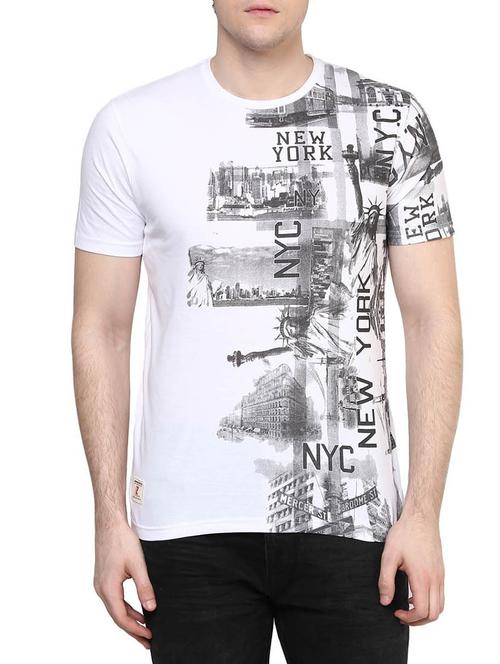 white cotton tshirt - 11461915 - Very Small Image - 1