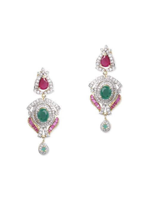 multi colored metal drop earring - 11462355 - Very Small Image - 1