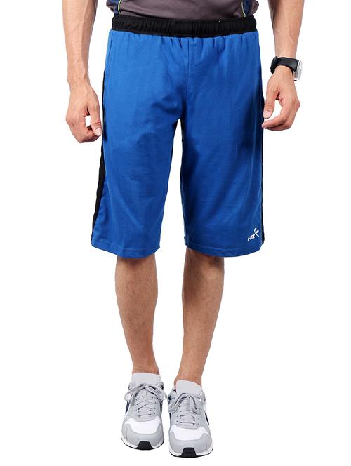 blue cotton three fourth pant - 11463219 - Very Small Image - 1