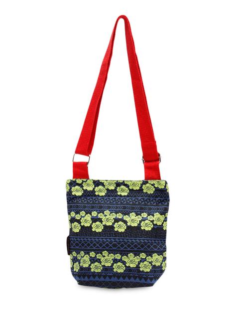 Floral Printed Canvas Mini Sling Bag - 1146476 - Very Small Image - 1